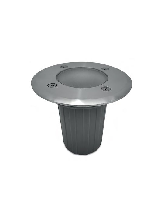 Arapidis Waterproof Outdoor Ceiling Spot GU10 in Silver Color Π801/10-ΑΝΟΞ316