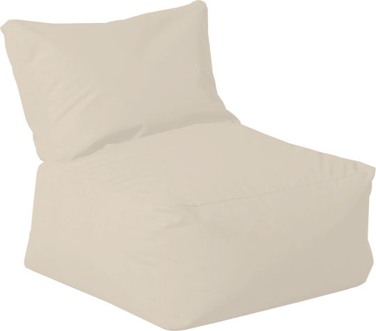 Πουφ Sessel Ecru 75x75x70cm