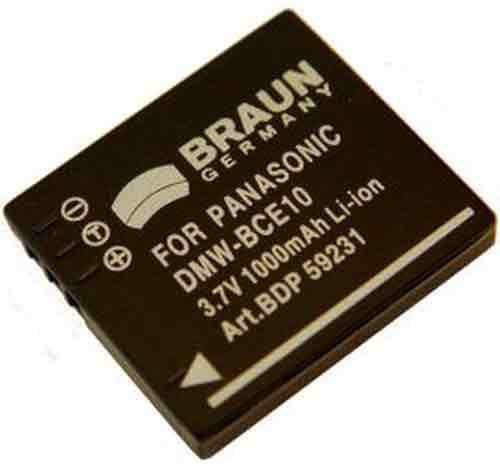 Braun Phototechnik Μπαταρία Φωτογραφικής Μηχανής 003164 Ιόντων-Λιθίου (Li-ion) 1000mAh Συμβατή με Panasonic