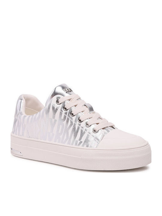 DKNY York Γυναικεία Sneakers Ασημί