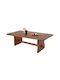 Ulyses Tisch Speisesaal aus Massivholz Braun 300x100x78cm