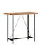 Table Bar from Solid Wood & Metal 110x55x107cm