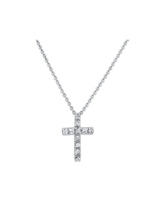 Goldjewels Women's Cross from Silver with Chain