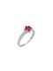 SilverStyle Women's Ring with Stones from Silver