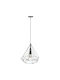 HomeMarkt Pendant Light Black with Socket E27 32x37x128cm