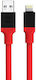 Tactical Regular USB-A la Cablu Lightning Roșu 1m (57983117394)
