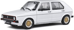Solido Volkswagen Golf L Mki Custom Modeling Figure Car White in Scale 1:18 Solido Volkswagen Golf L Mki Custom Modeling Figure Car White in Scale 1:18