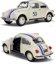 Solido Volkswagen Beetle ''herbie'' Nr.53 '' Love Bug'' 1968 Modeling Figure Car in Scale 1:18 Solido Volkswagen Beetle ''herbie'' Nr.53 '' Love Bug'' 1968 Modeling Figure Car in Scale 1:18