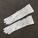 Nuova Vita Bridal Gloves with Lace