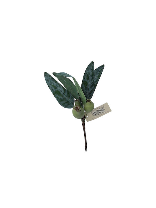 Artificial Decorative Branch Green 30cm 1pcs