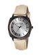 Kenneth Cole Reaction Men's Watch Battery with Beige Leather Strap