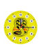 Koupakoupa Cobra Kai Wall Clock Wooden Yellow Ø19cm