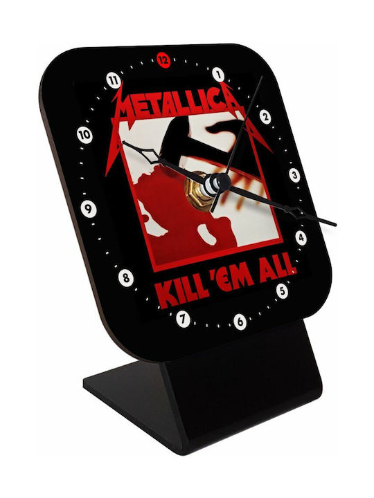 Koupakoupa Metallica Kill' Em All Επιτραπέζιο Ρολόι KP_1321_CLOCK-DESK-SQUARE