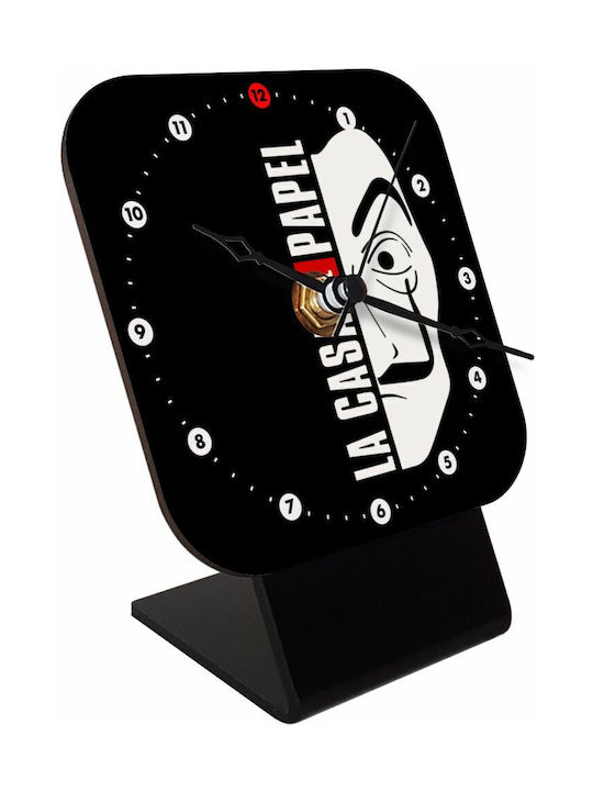 La Casa De Papel Vertical Επιτραπέζιο Ρολόι KP_862_CLOCK-DESK-SQUARE