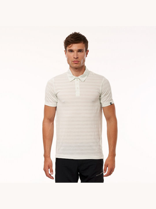Northfinder Ανδρικό T-shirt Κοντομάνικο Polo white