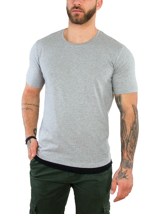 Huxley & Grace Men's Short Sleeve T-shirt Gray