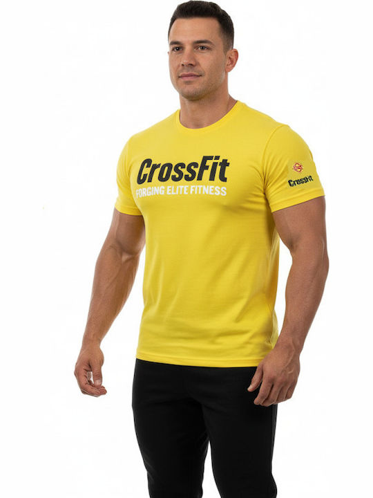 Sportliches T-Shirt Gelb
