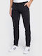 Trousers Elastic in Slim Fit Black