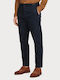 Fave Twill Trousers Chino Navy Blue