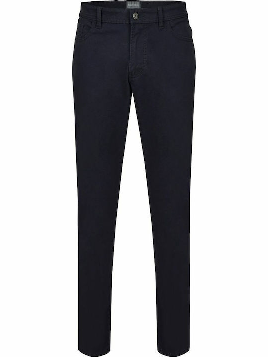 Hattric Παντελόνι Chino Ελαστικό Navy Μπλε