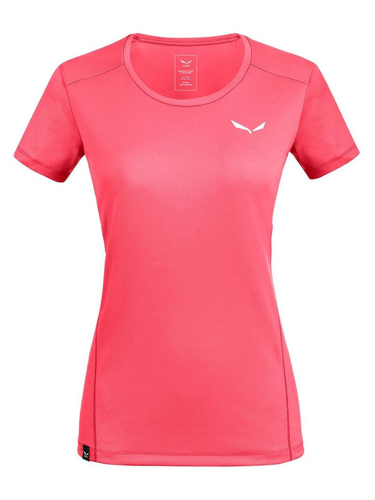 Salewa Feminin Sport Tricou Uscare rapidă Portocaliu