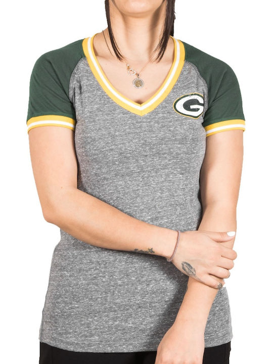 New Era Nfl Women's Athletic T-shirt Gray