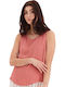 'sulla' Amanikh Women's Blouse Sleeveless Pink