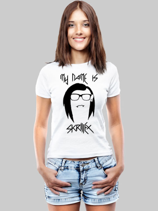 TKT Skrillex W Damen T-Shirt Weiß