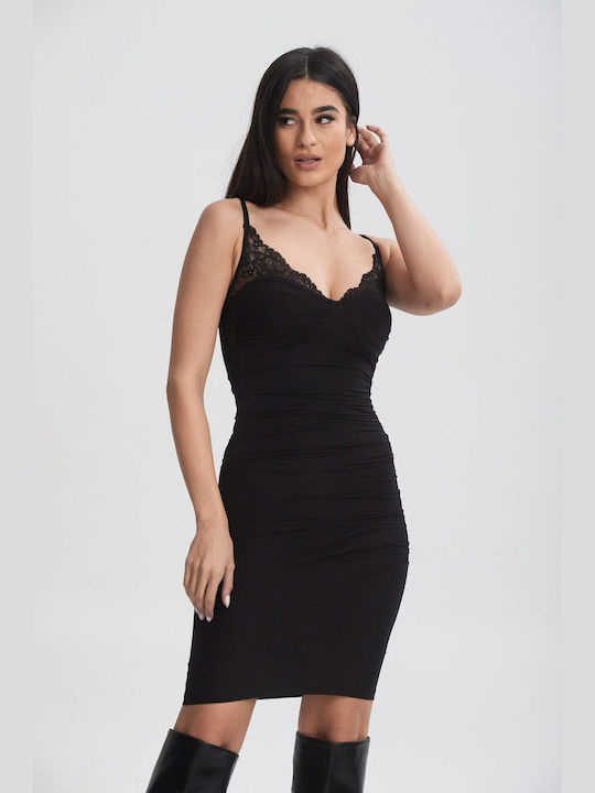 Boutique Mini Evening Dress Black