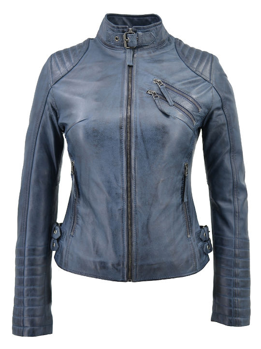 Dermatina 100 Piele Jachetă de femei Biker Jack...