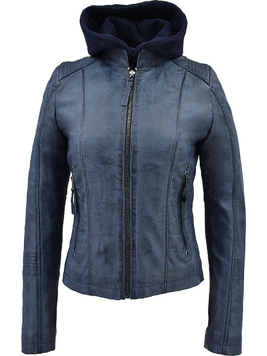 Dermatina 100 Piele Jachetă de femei Biker Jack...