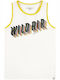 Παιδική Μπλούζα Αμάνικη Λευκή Sleeveless Top Print