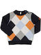 Kinderpullover Langarm Blau