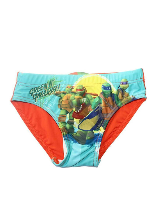 Nickelodeon Ninja Turtles Costum de baie pentru copii Slipuri de înot Albastru deschis