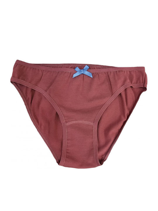 MEI Kids' Brief Burgundy