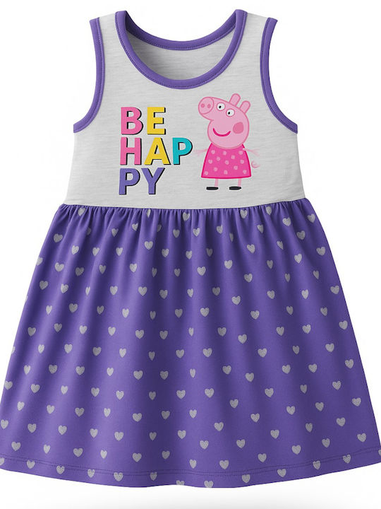 Peppa Pig Παιδικό Φόρεμα Ροζ