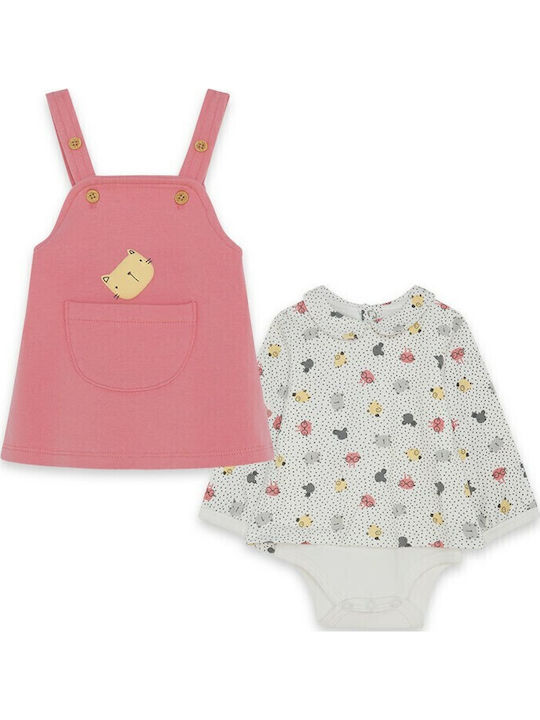 Kinderkleid Ärmellos Rosa