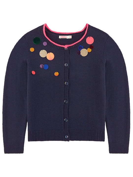 Billieblush Kids Cardigan Knitted Navy Blue