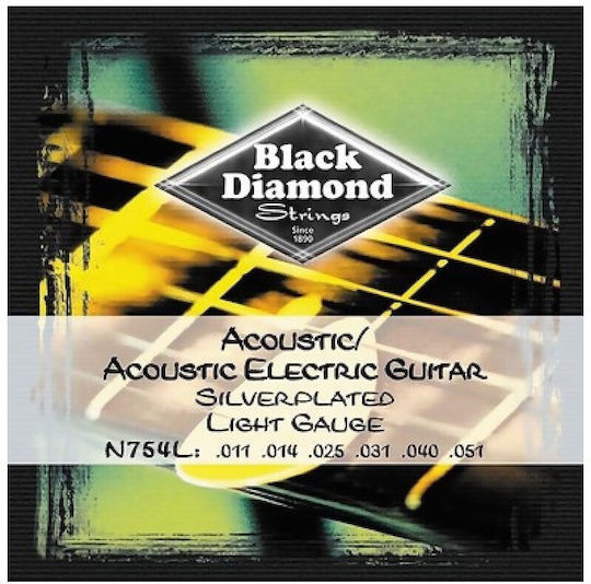 Black Diamond Set Corzi Pentru Chitară Acustică 11 - 51