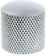 DR DR Flat Top Metal String Potentiometer Knob in Silver Color