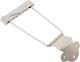 Tailpiece Bridge Trapeze 12 String Chrome Bridge