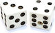 String Potentiometer Knob Flat Top Plastic in White Color