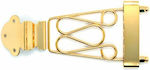 Tailpiece Bridge Byrdland Bridge in Gold Color