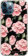 Babaco Flower Back Cover Σιλικόνης Μαύρο (iPhone 13 Pro Max)