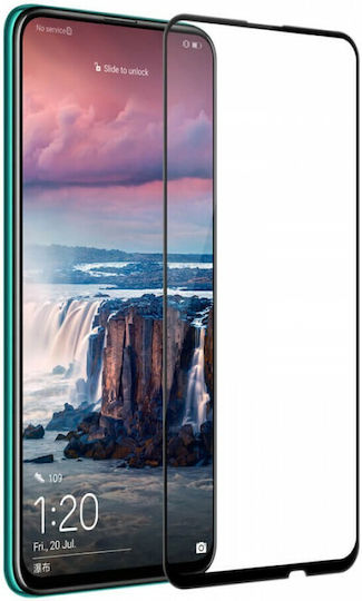 Vollflächig gehärtetes Glas Schwarz (Huawei P Smart Z)