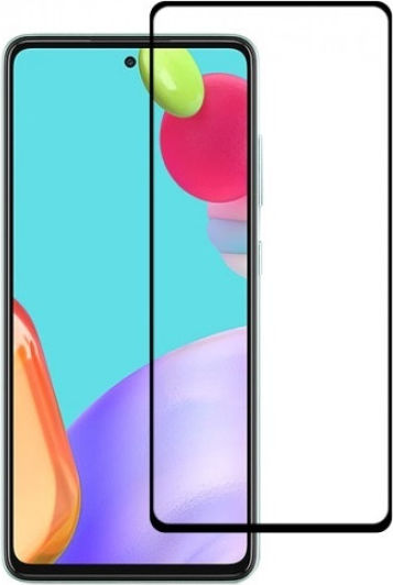 Full Glue Full Face Tempered Glass Μαύρο (Samsung Galaxy A73)