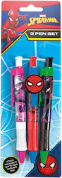 Marvel Pixuri Ballpoint 3 Bucăți Marvel Pixuri Ballpoint 3 Bucăți