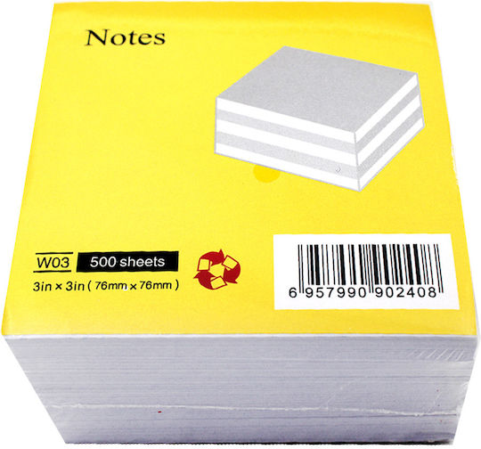Memo Pads in Cube 7.6x7.6buc Set 1buc