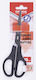 Office Products Scissors 16cm with Metallic Blade Black 1pcs