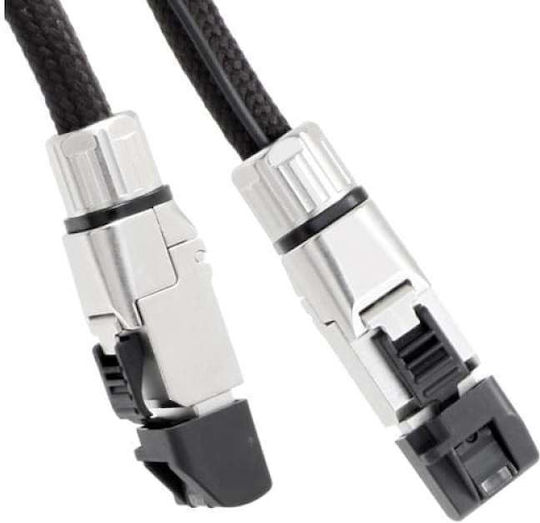 Atlas Cables U/UTP Cat.6a Ethernet Network Cable 5m Black